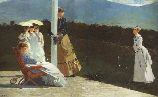 Winslow Homer The Croquet Match (mk44) Spain oil painting art